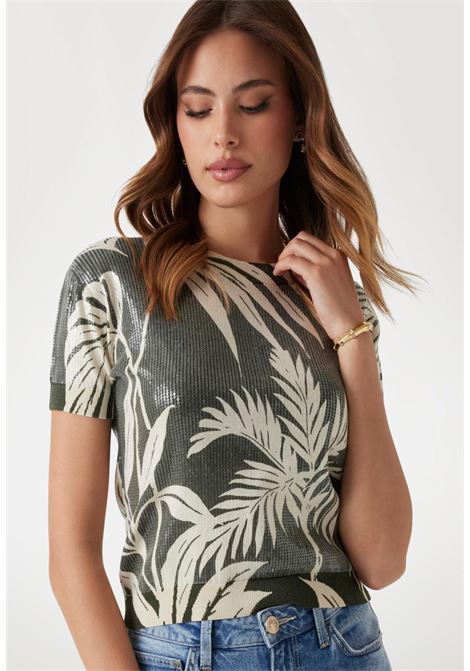 Maglia a fantasia GUESS | T-shirt & Body | W5YR21Z3E70P8HH