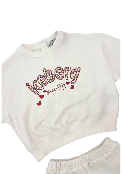 completo felpa e gonna iceberg | Completi | COMICE6352BCREMA