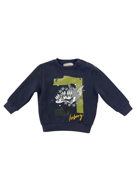 felpa con stampa iceberg |  | MFICE6322BBLU