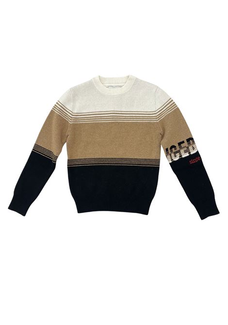 maglione multicolor girocollo iceberg |  | MGICE6303JBIANCO