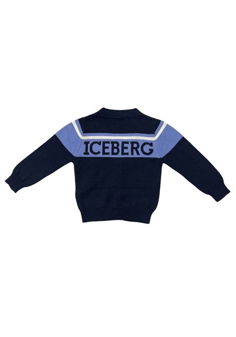 cardigan con bottoni iceberg |  | MGICE6309BBLU