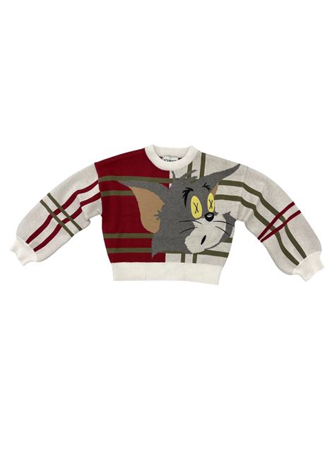 maglione con stampa iceberg | Maglieria | MGICE6354JCREMA