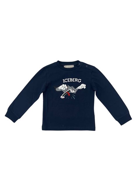 t-shirt con stampa iceberg | T-shirt | TSICE6321BBLU