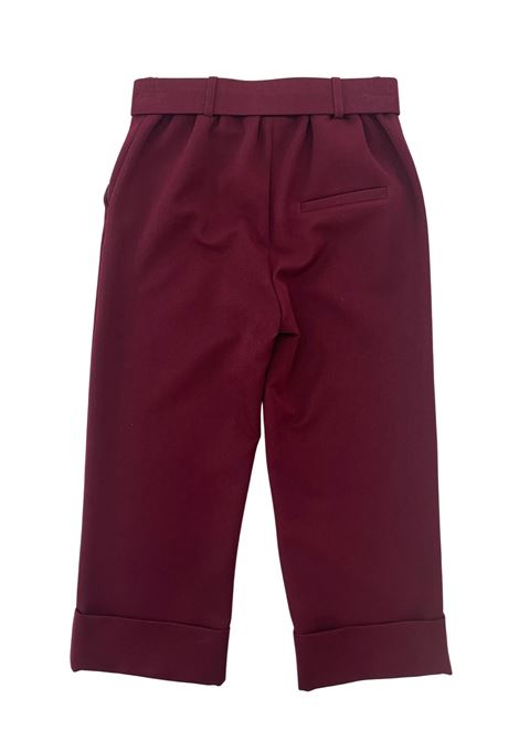 pantaloni palazzo LULU | Pantaloni | LL3790BORDO
