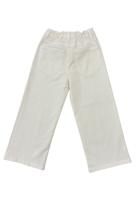 jeans a zampa con strass LULU | Pantaloni | LL3824LATTE