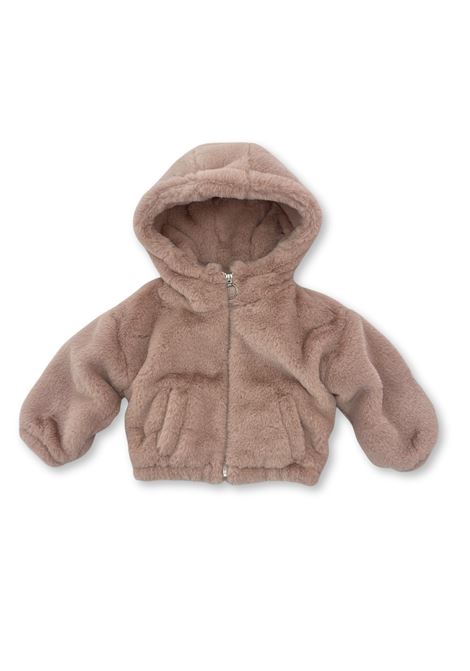 pelliccia con cappuccio u+e | Capispalla | UE1994ROSA