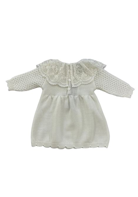 abito in lana con ricami marlu | Abiti & Tute | IS1300VANIGLIA