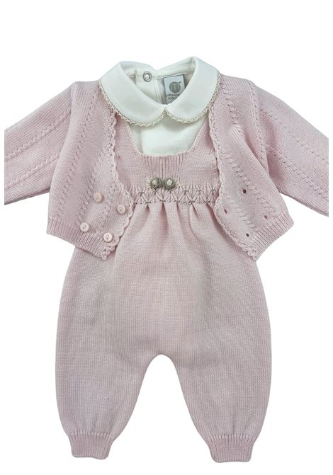 Completo salopette in lana marlu | Completi | IS6131ROSA