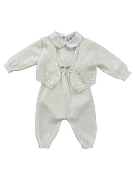 Completo salopette in lana marlu | Completi | IS6131VANIGLIA