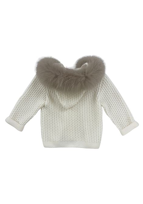cappottino in lana con pelliccia marlu | Capispalla | IS7240TORTORA