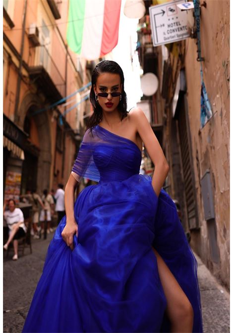 abito tulle blu elettrico fb followme | Abiti & Tute | 30787BLUETTE