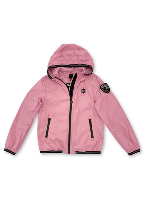 giacca a vento con cappuccio blauer. | Capispalla | BLGC01402409