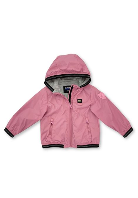 giacca a vento con cappuccio blauer. | Capispalla | BXC01420409