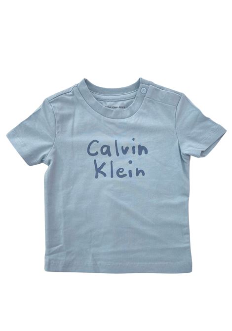 t-shirt con logo calvin klein jeans | T-shirt | CKSJA52BJC10