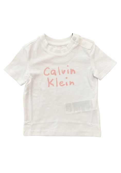 t-shirt con logo calvin klein jeans | T-shirt | CKSJA52BJYAF