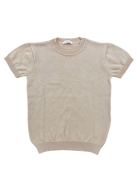t-shirt girocollo in filo coconnè | T-shirt | 2626BISCOTTO