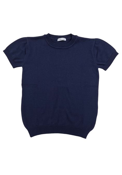 t-shirt girocollo in filo coconnè | T-shirt | 2626BLU