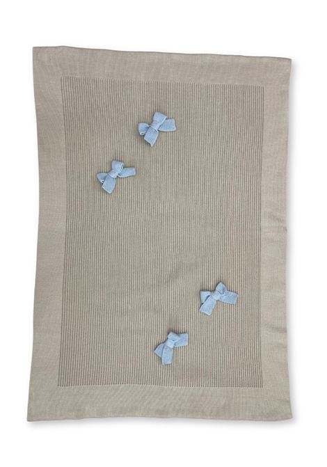 coperta in filo di cotone coconnè | Coperte | 3021BISCOTTOCIELO