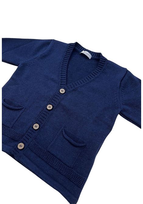 cardigan in filo con bottoni coconnè | Maglieria | 3046ACCIAIO