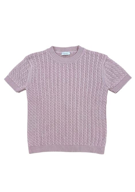 t-shirt in filo trecce coconnè | T-shirt | 3058ROSA