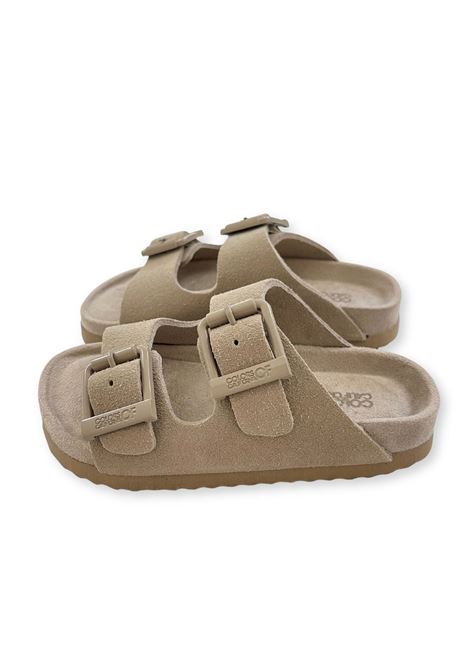 sandalo in pelle scamosciata colors of california | Sandali | 3208NMUD