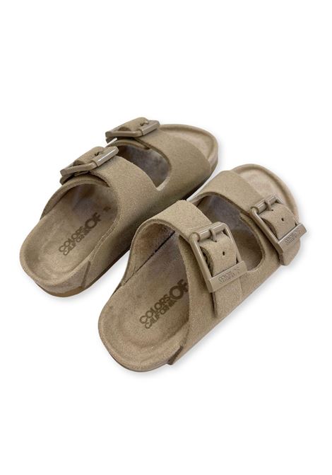sandalo in pelle scamosciata colors of california | Sandali | 3208NMUD
