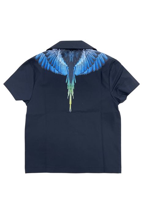 camicia con stampa county of milan | Camicie | JBSI123NERO