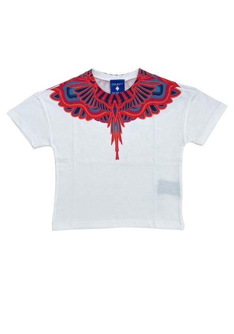 t-shirt con stampa county of milan | T-shirt | JBTH039BIANCO