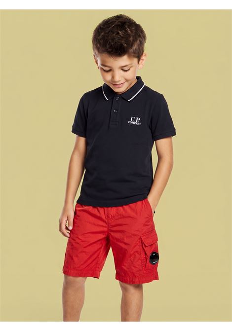 Polo in cotone con logo cp company | T-shirt | CUMZ00Z60100
