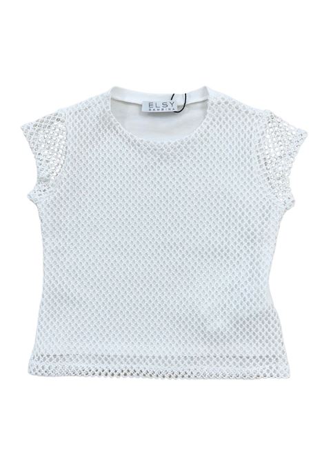 t-shirt in cotone micro rete elsy | T-shirt | ALISON002
