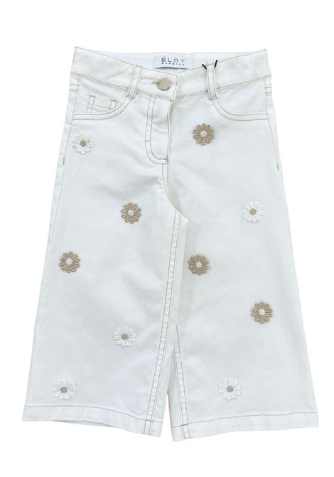 pantaloni palazzo con ricami elsy | Pantaloni e Bermuda | MILORI002