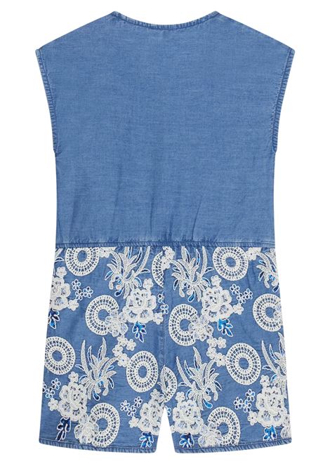 tutina corta ricamata GUESS kids | Abiti & Tute | J6GK20D3LP0BLEQ