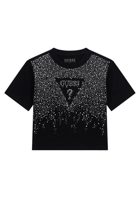 t-shirt con strass GUESS kids | T-shirt | J6RI37K6YW4JBLK