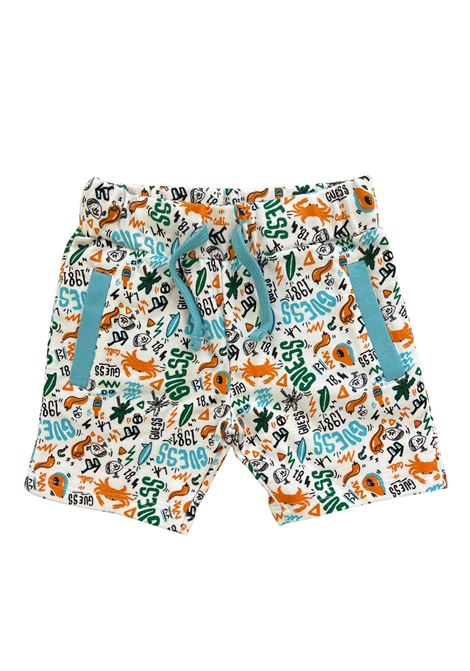 short in cotone fantasia GUESS kids | Pantaloni e Bermuda | N6GD00KA6R4P821