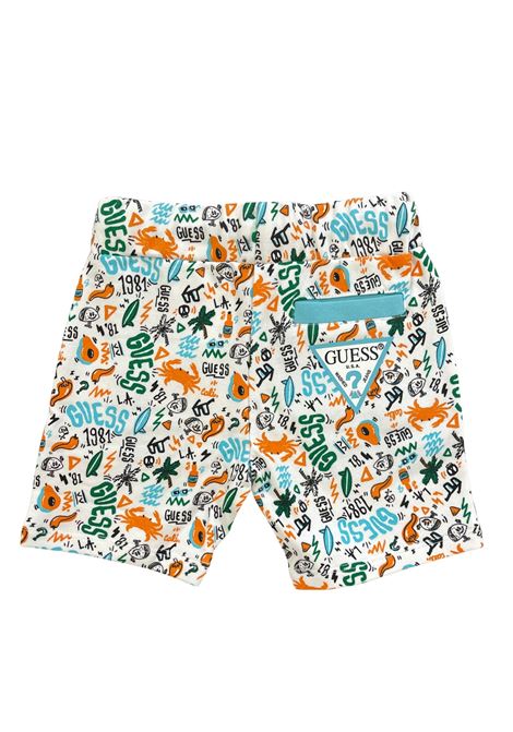 short in cotone fantasia GUESS kids | Pantaloni e Bermuda | N6GD00KA6R4P821
