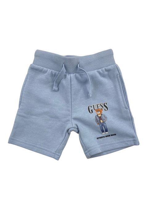 short in cotone con stampa GUESS kids | Pantaloni e Bermuda | N6RD02KAD74G76S