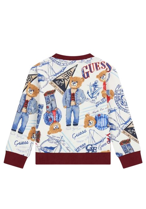 felpa girocollo fantasia GUESS kids | Felpe | N6RQ00KA6R4P7HZ