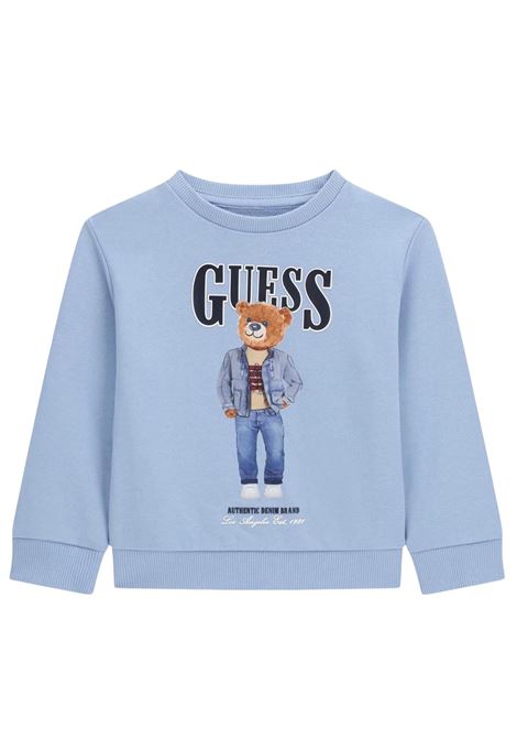felpa girocollo con stampa GUESS kids | Felpe | N6RQ03KAD74G76S