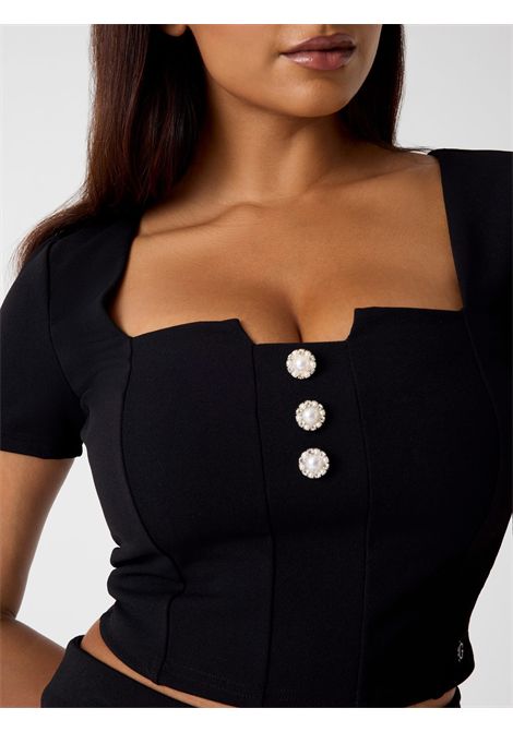 Top nero GUESS | Camicie & Top | W6RP08KCBO2JBLK