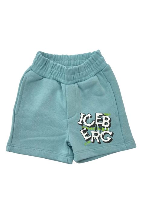 bermuda in felpa iceberg | Pantaloni | BFICE6111BMINT