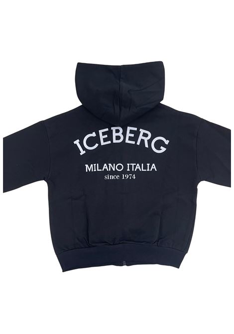 felpa con cappuccio iceberg | Felpe | MFICE6119JNERO