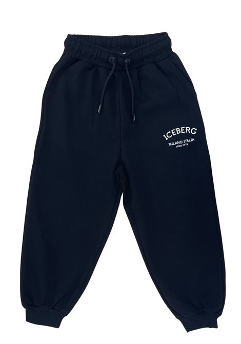 pantaloni tuta iceberg | Pantaloni e Bermuda | PFICE6106JNERO