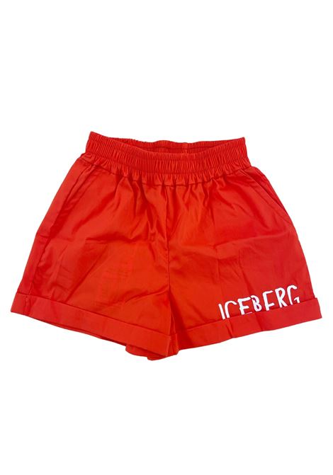 short con logo iceberg | Gonna & Shorts | SHICE6163BZU