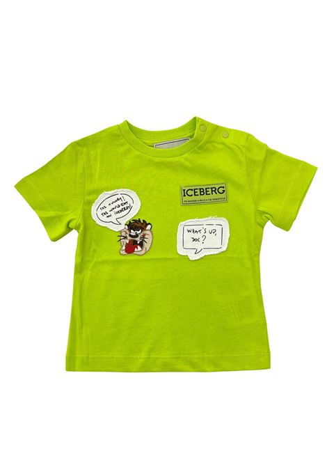 t-shirt con patch iceberg | T-shirt | TSICE6112BLI