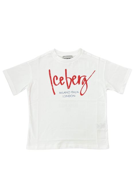 t-shirt con stampe iceberg | T-shirt | TSICE6157JWHI