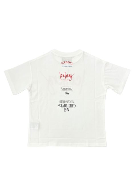 t-shirt con stampe iceberg | T-shirt | TSICE6157JWHI