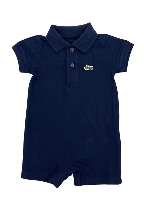 pagliaccetto in cotone con logo lacoste | Tutine | 547455UGW