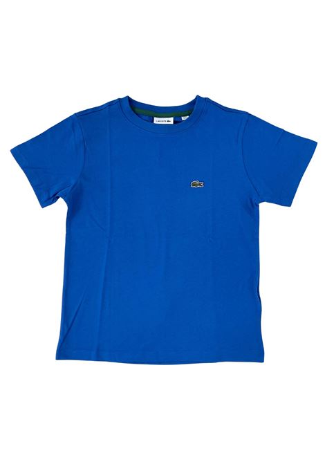 t-shirt basica con logo lacoste | T-shirt | 947025UFT