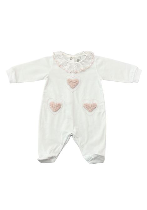 tutina in cotone marlu | Tutine | EK1214BIANCOROSA