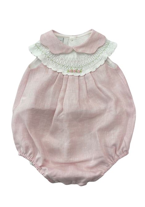 pagliaccetto in lino marlu | Tutine | EK1323ROSAPESCO